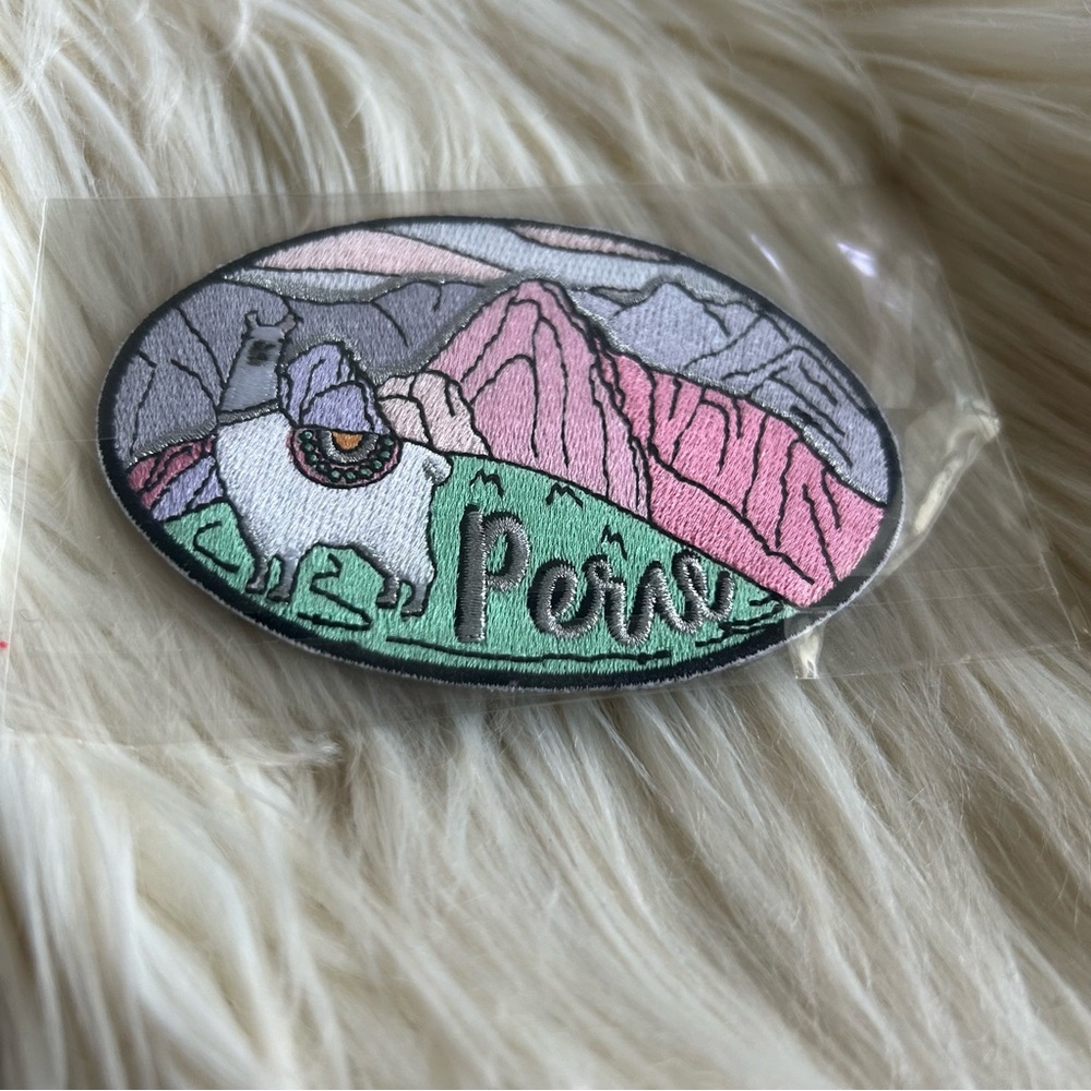 RARE Stoney Clover Peru Destination Sticker Patch BNWT